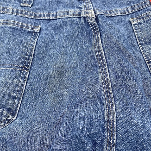 Wrangler Five Star Heritage Carpenter Blue Jeans Mens 38x32 Work Pants SPOTS - Picture 12 of 12